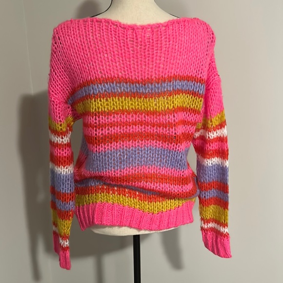 Altar’d State Knit Neon Sweater - Picture 3 of 5